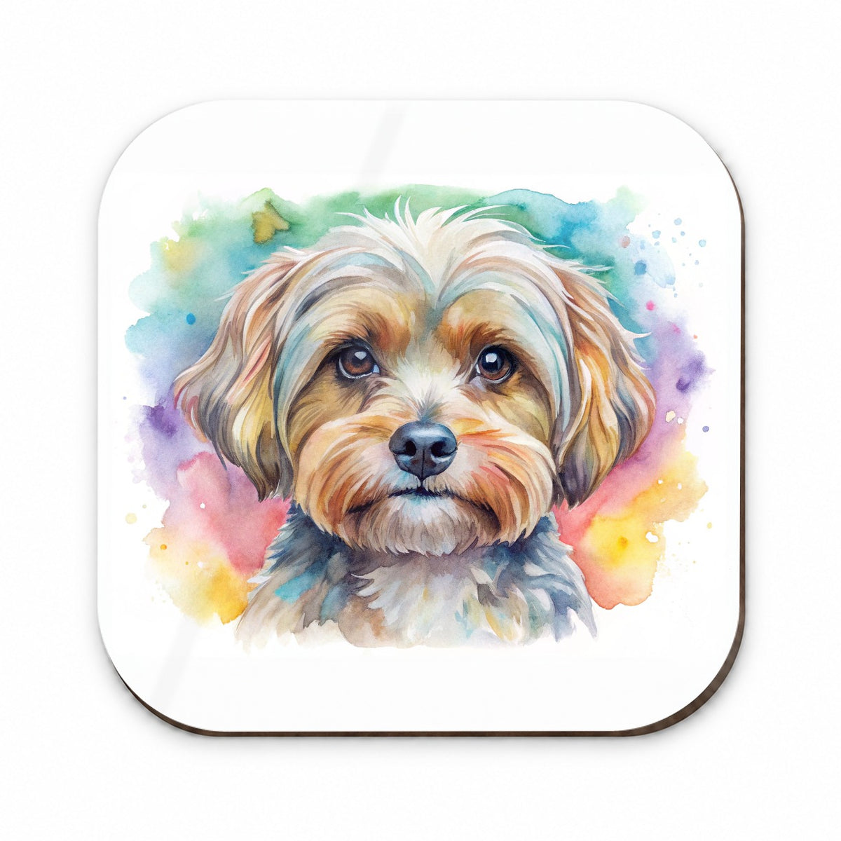 Yorkipoo Dog Watercolor Style Fridge Magnet
