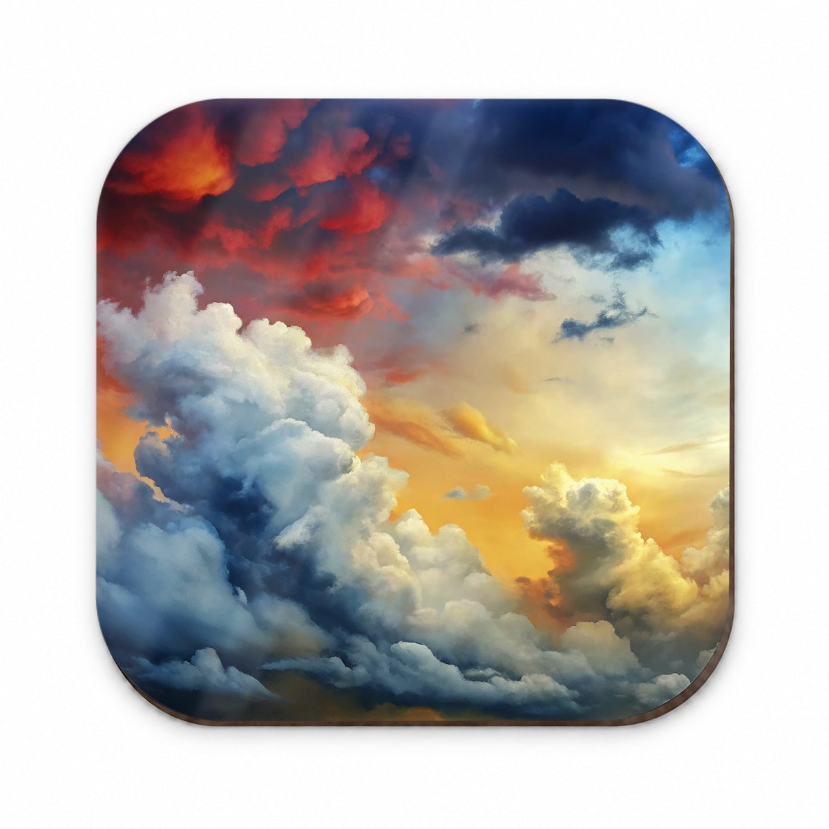 Cloudy Sky Colors Fridge Magnet