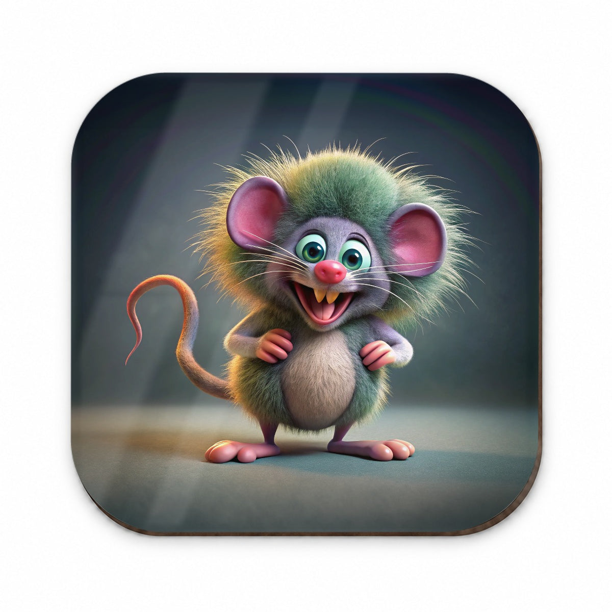 Funny Funky Crazy Mouse Fridge Magnet