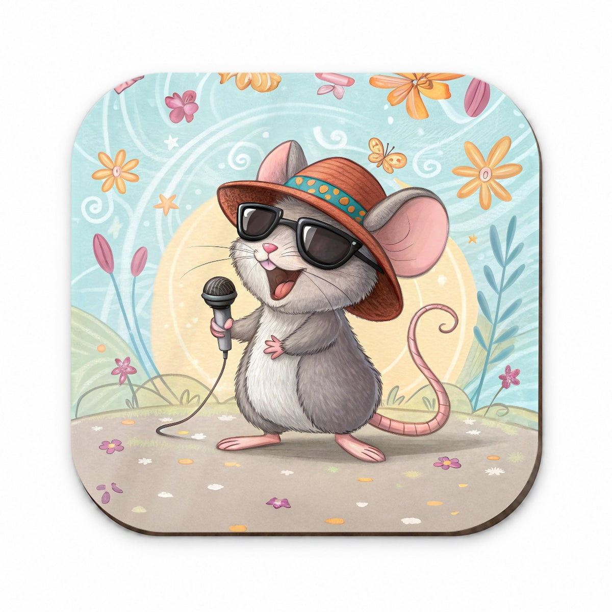 Funny Singing Cool Mouse Fridge Magnet