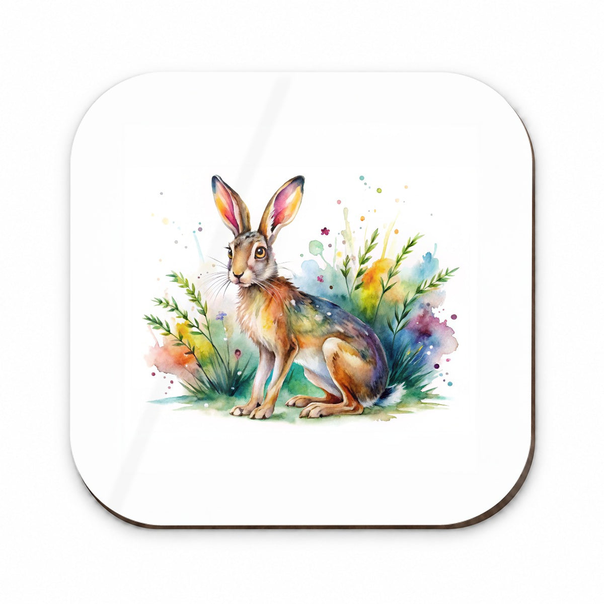 Jackrabbit Watercolor Fridge Magnet