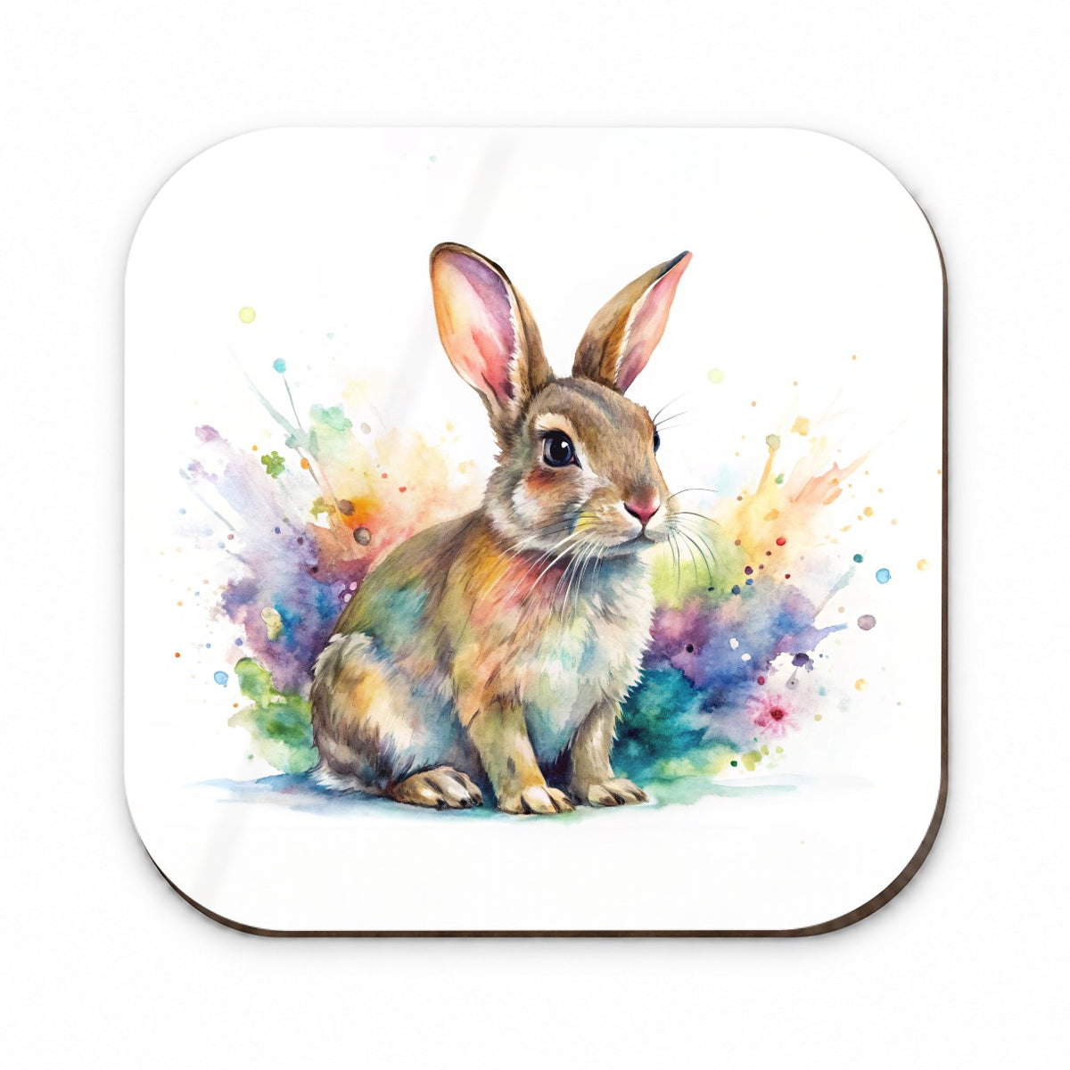 Rabbit Bunny Watercolor Fridge Magnet
