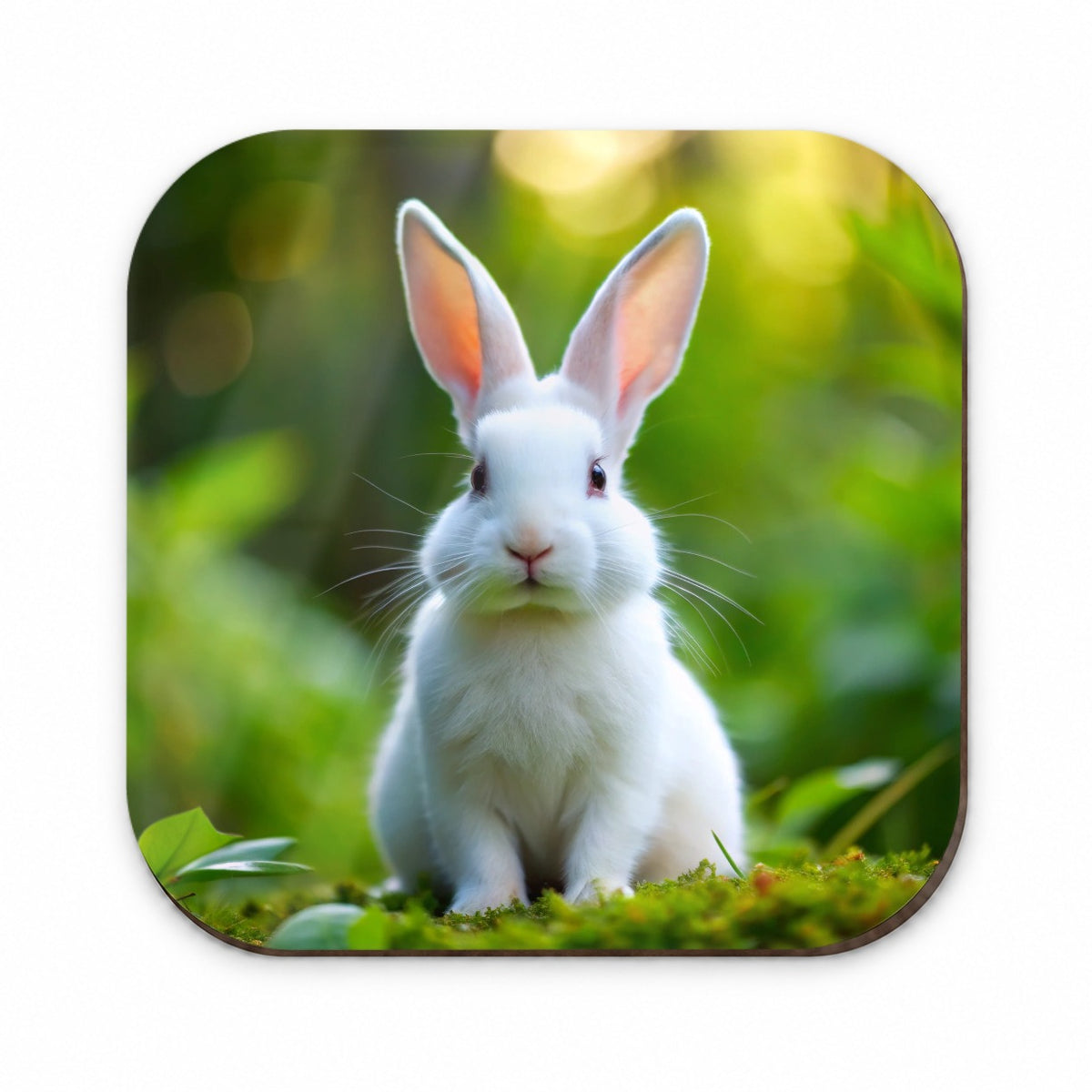 White Bunny Rabbit Fridge Magnet