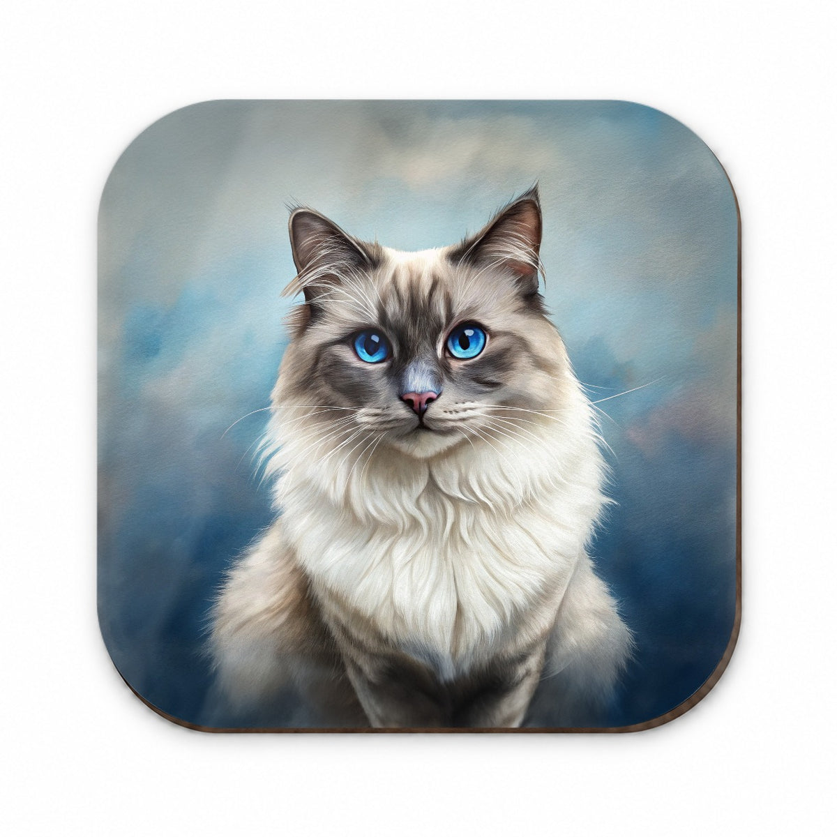 Birman Cat Illustration Fridge Magnet