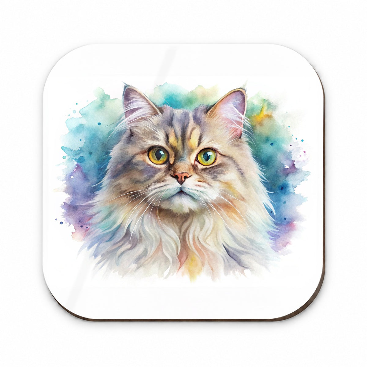 British Longhair Cat Watercolor Style Fridge Magnet