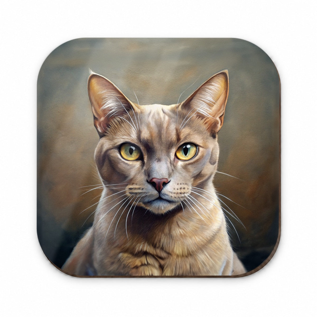 Burmese Cat Illustration Fridge Magnet