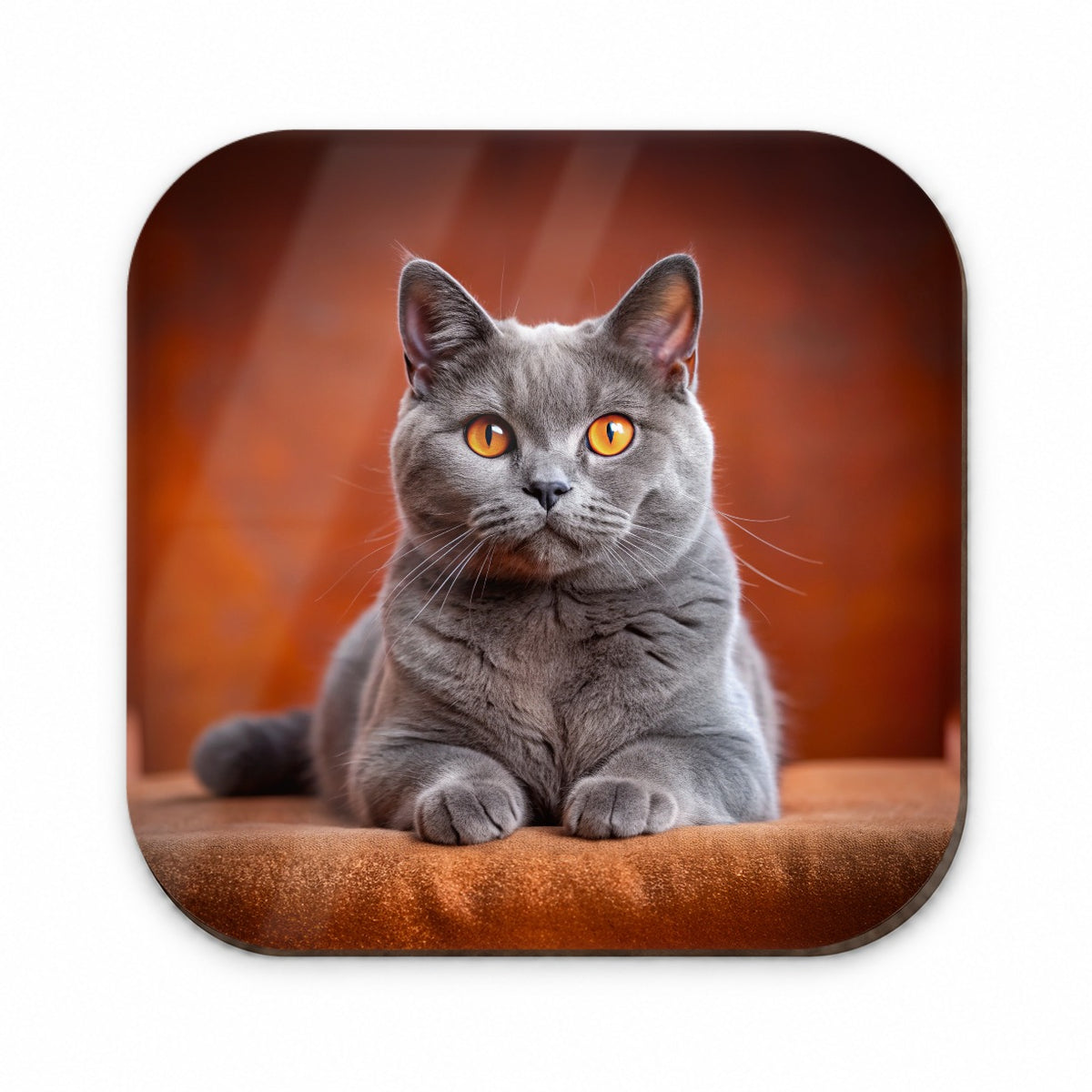 Chartreux Cat Photo Fridge Magnet