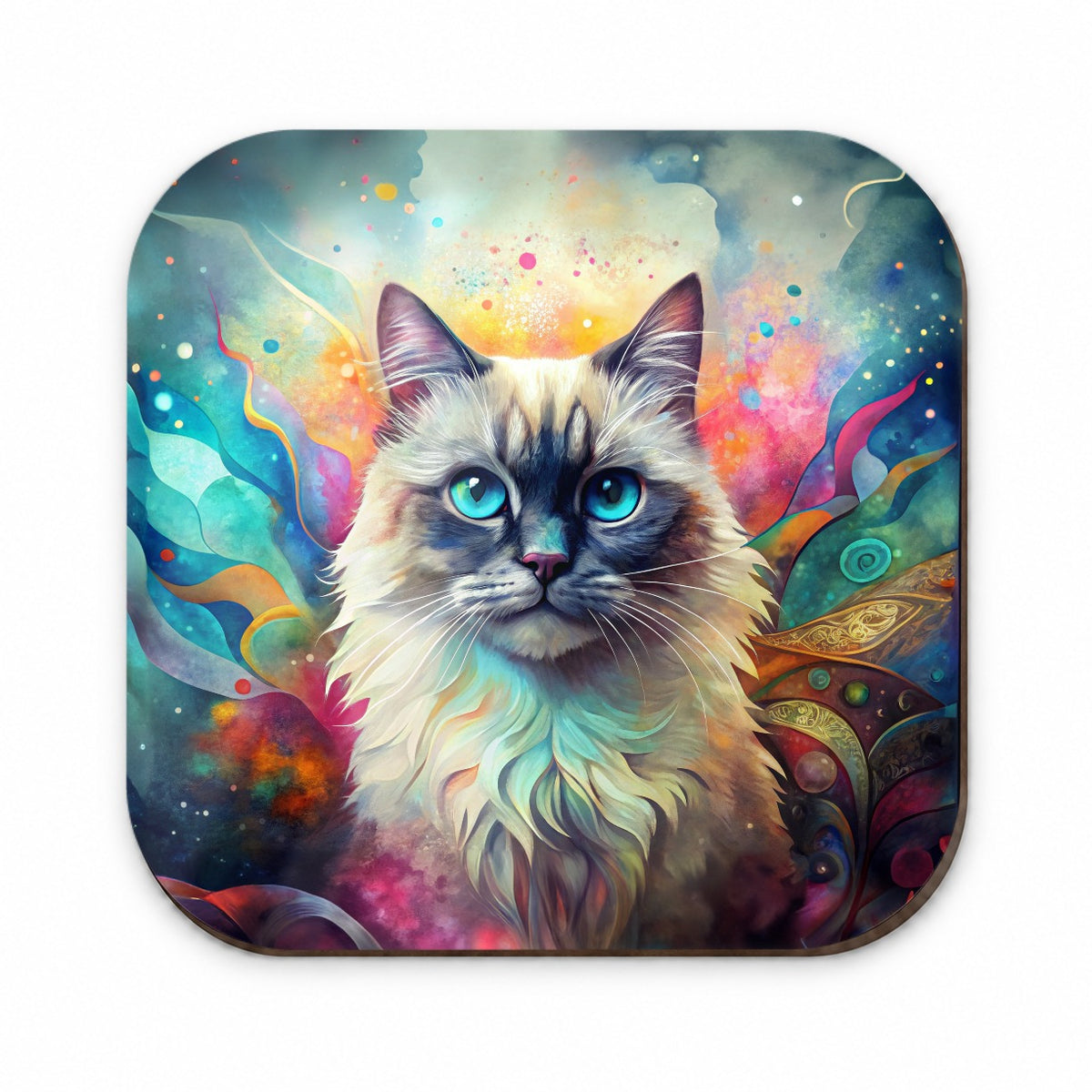 Himalayan Cat Abstract Art Fridge Magnet