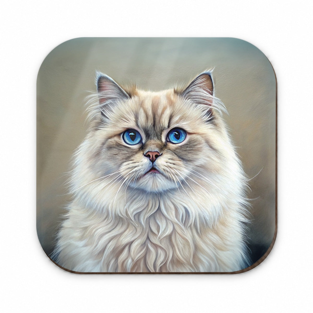 Himalayan Cat Illustration Fridge Magnet