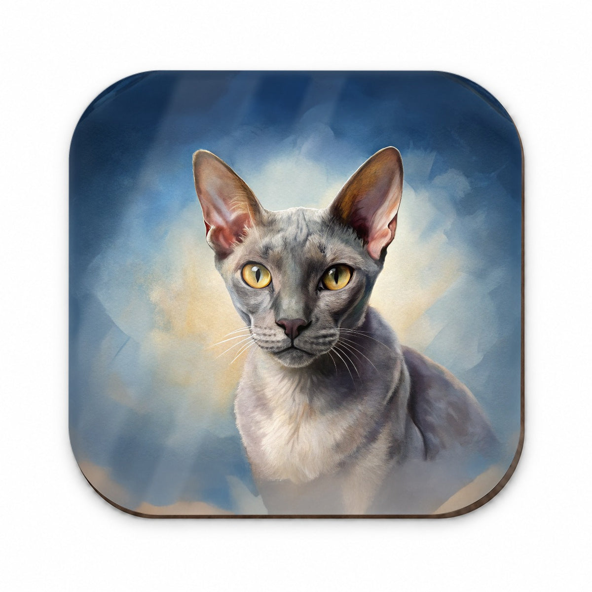 Korat Cat Illustration Fridge Magnet