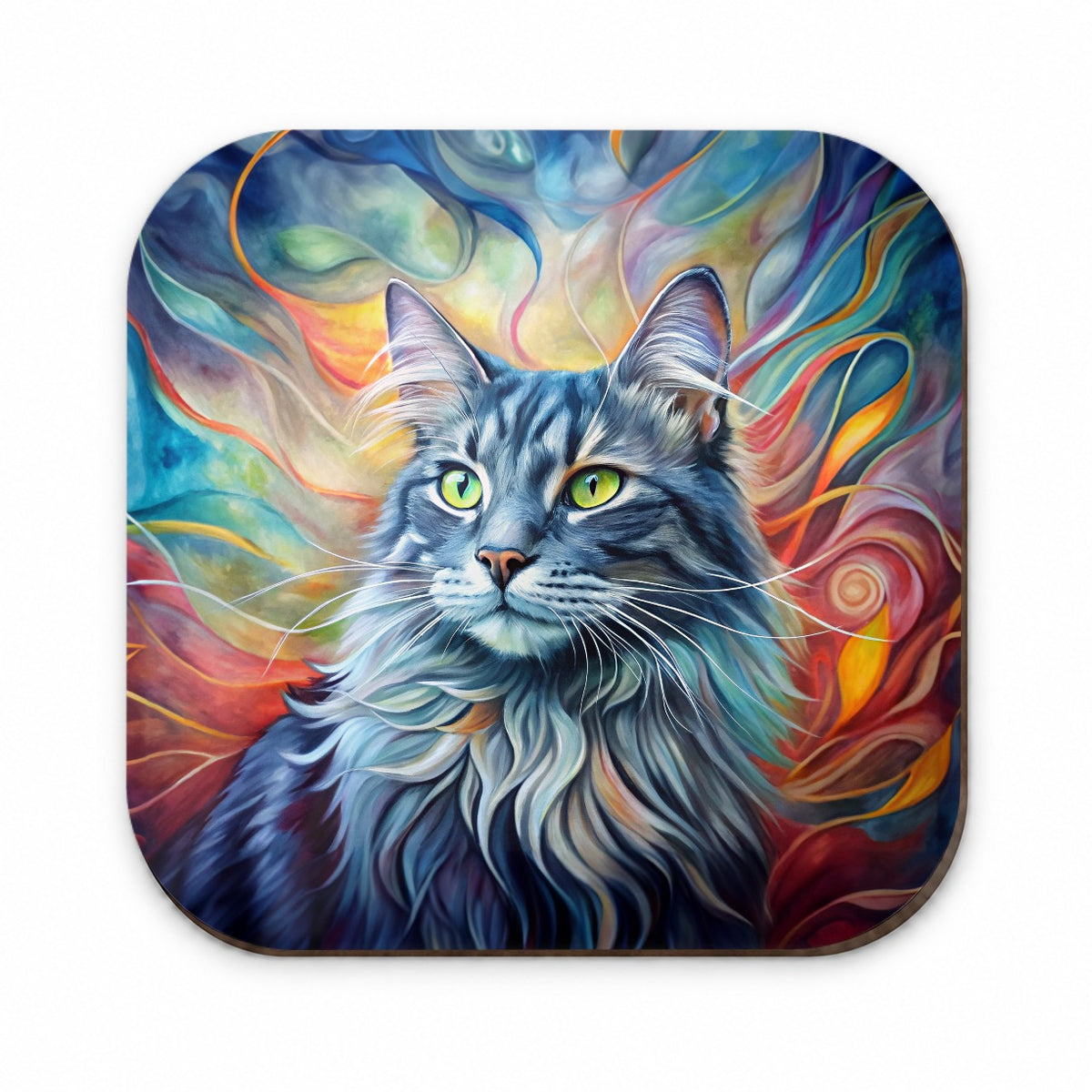 Nebelung Cat Abstract Art Fridge Magnet