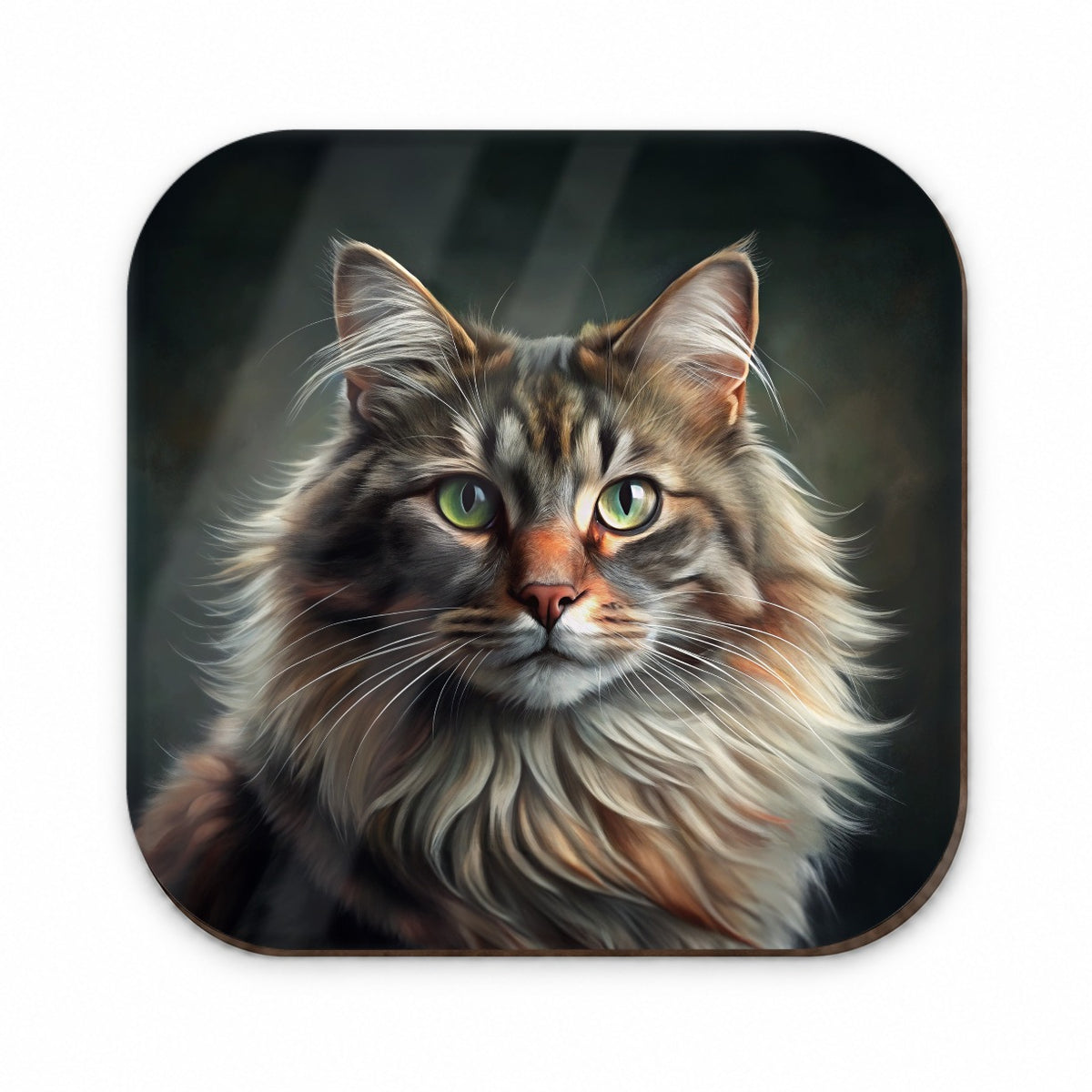 Norwegian Forest Cat Illustration Fridge Magnet