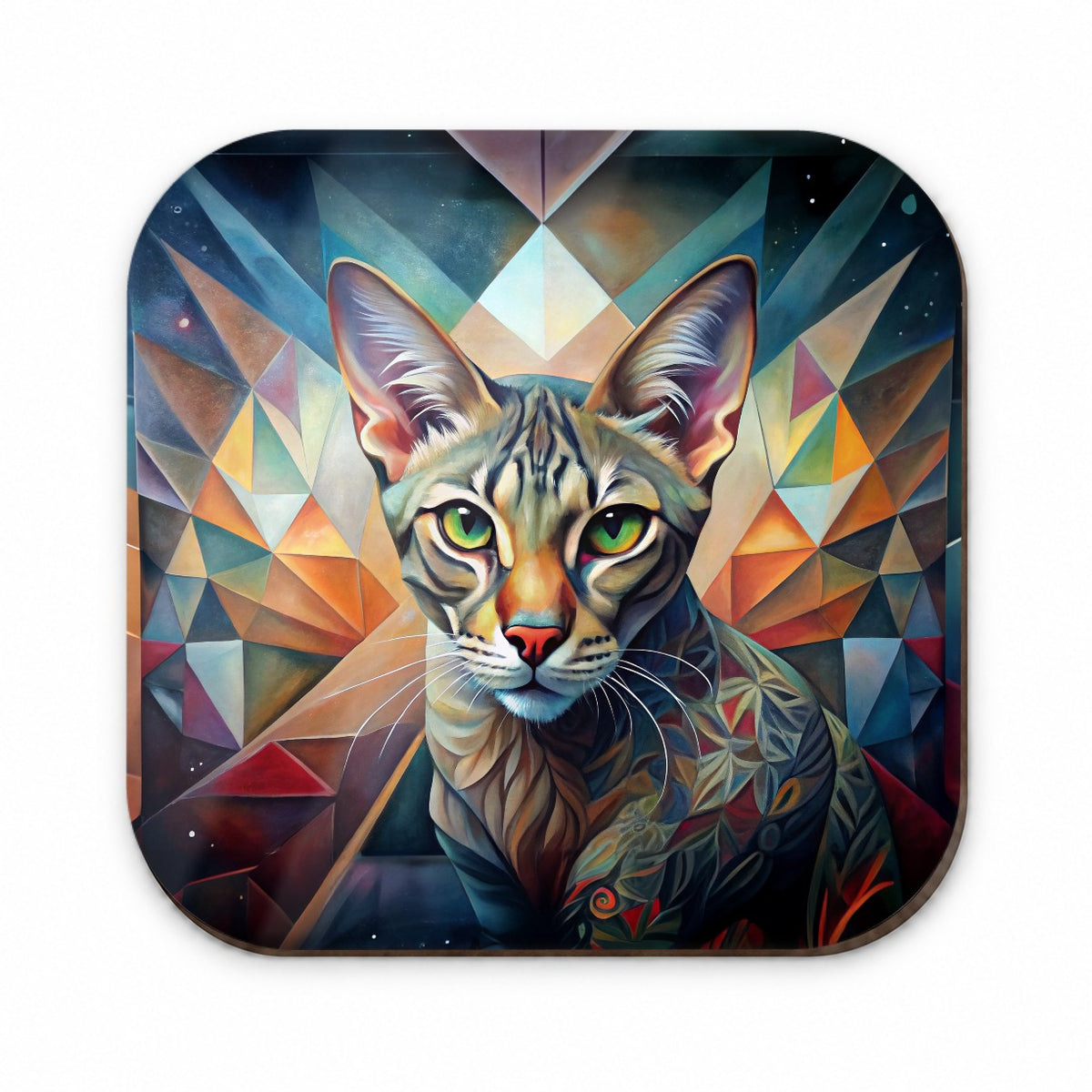 Ocicat Cat Abstract Art Fridge Magnet