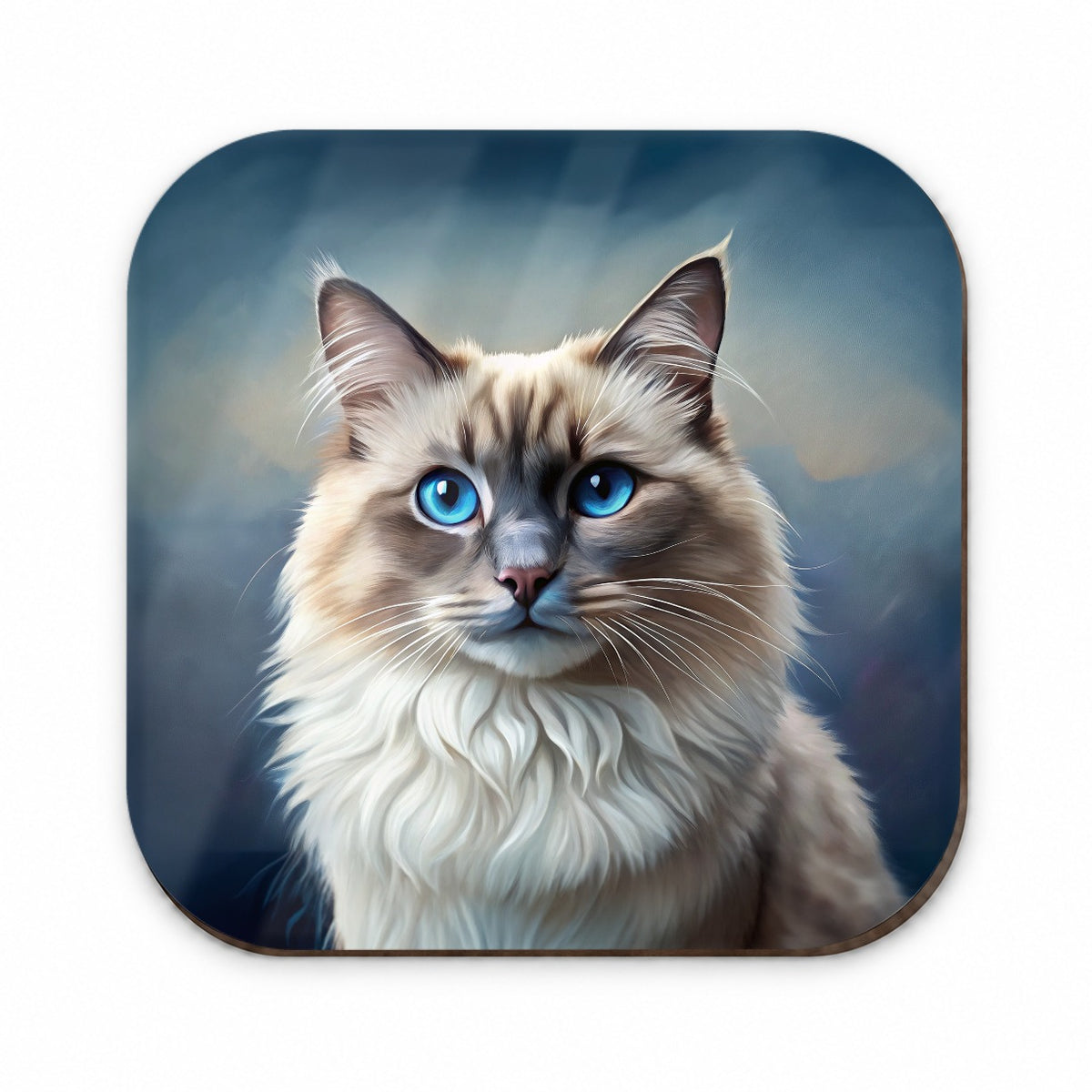 Ragdoll Cat Illustration Fridge Magnet