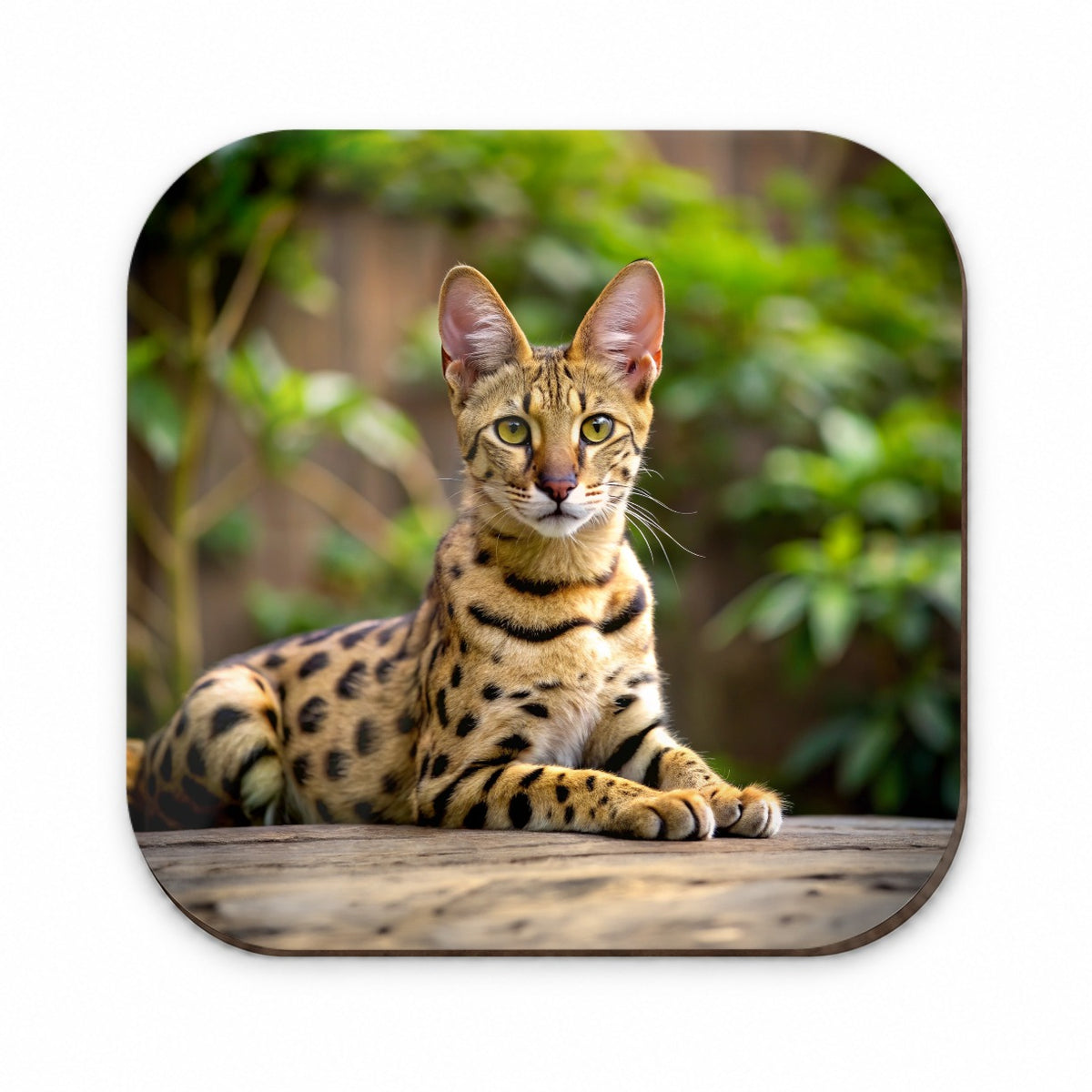 Savannah Cat Photo Fridge Magnet
