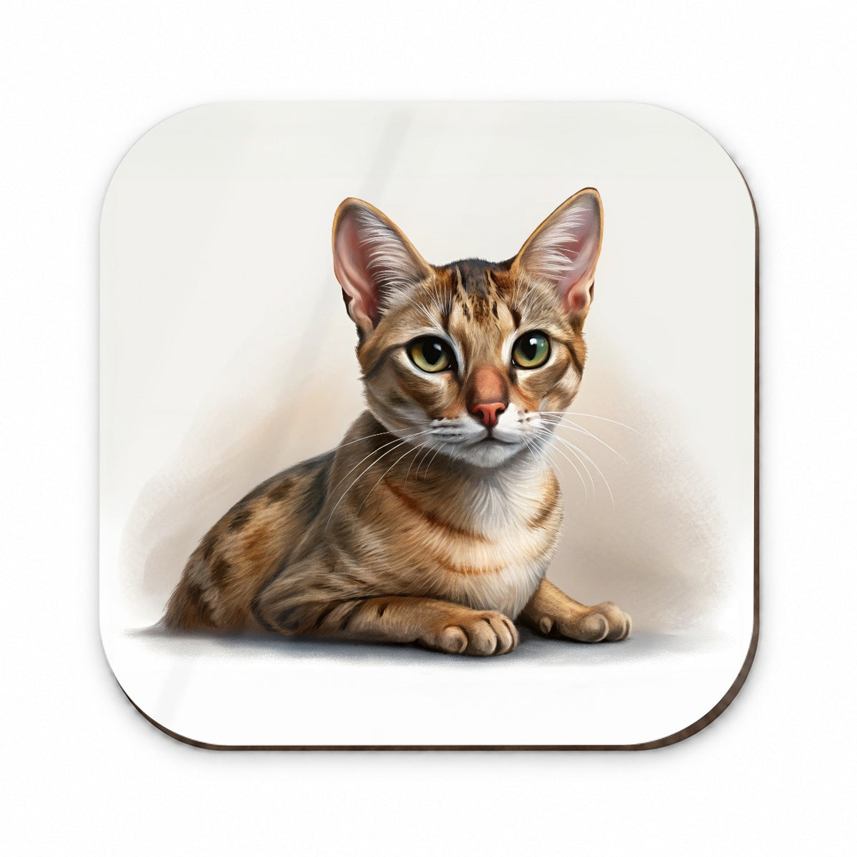 Singapura Cat Illustration Fridge Magnet