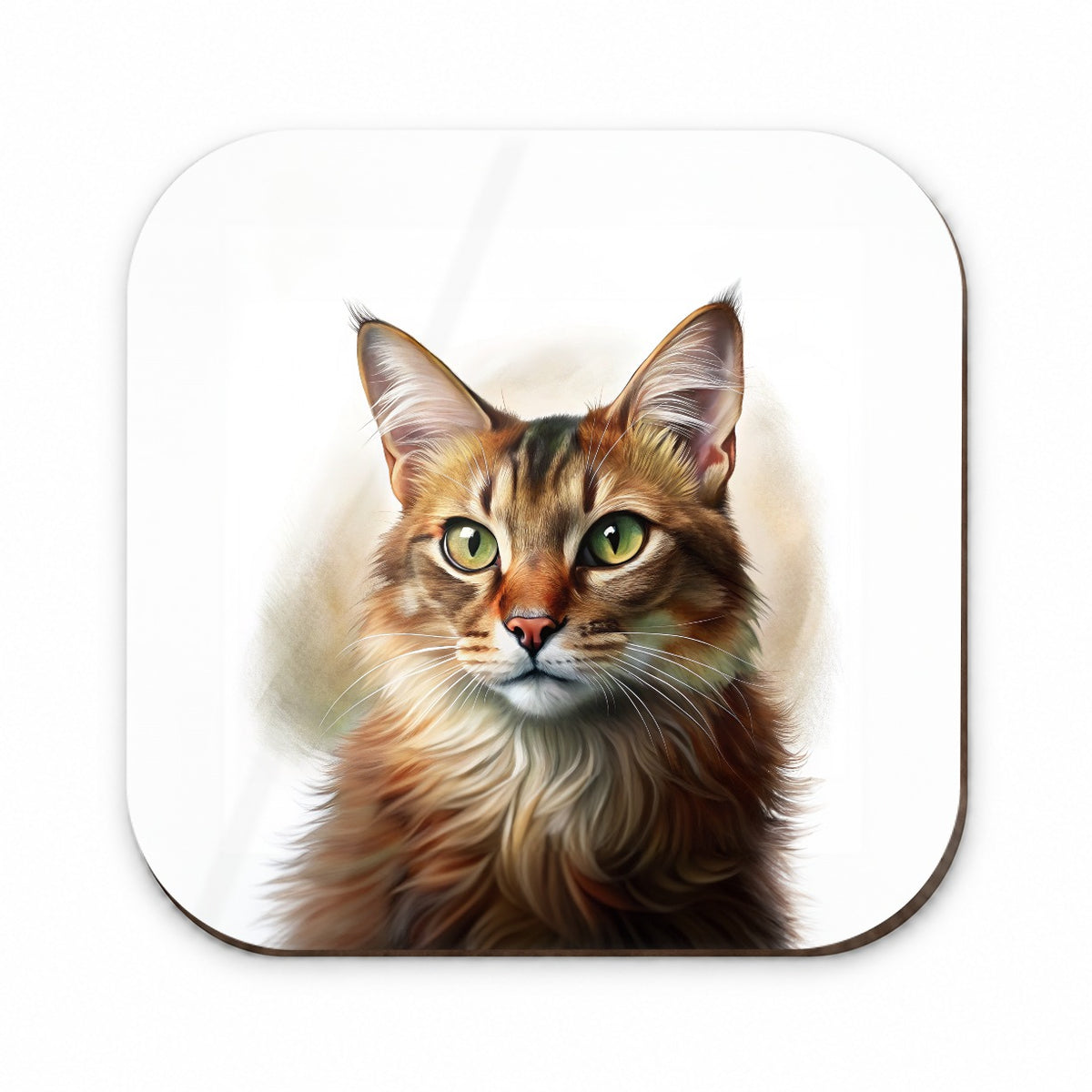 Somali Cat Illustration Fridge Magnet