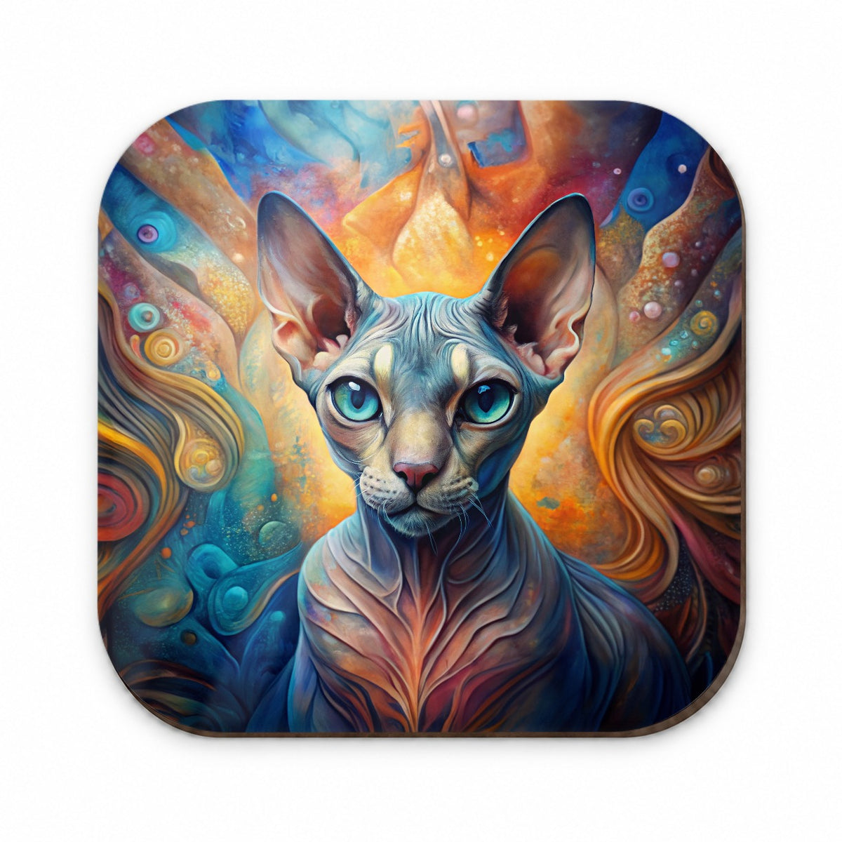 Sphynx Cat Abstract Art Fridge Magnet