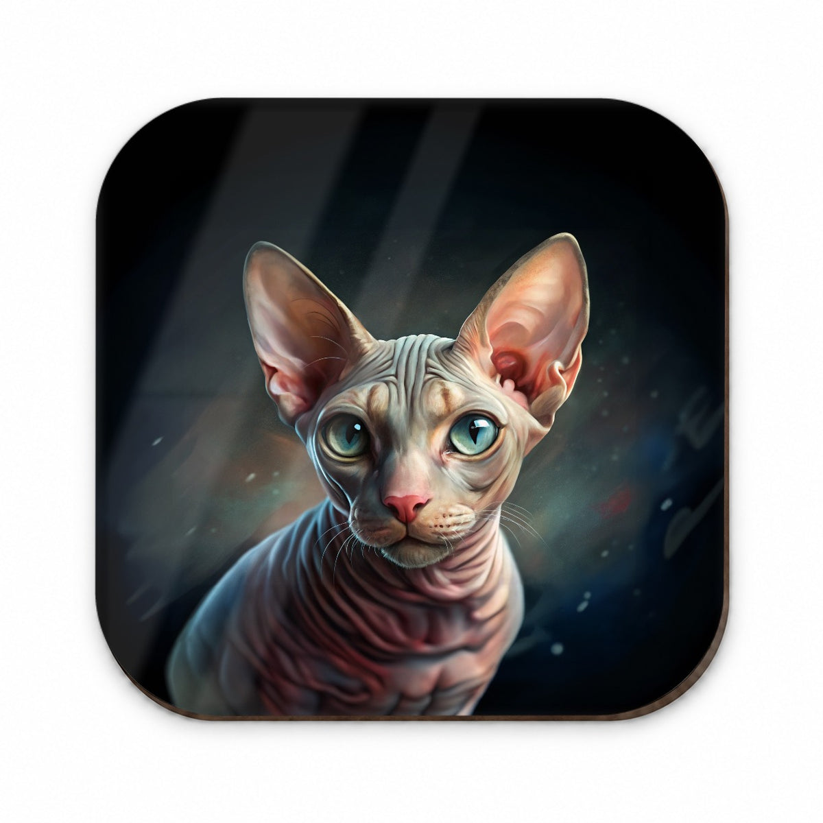 Sphynx Cat Illustration Fridge Magnet