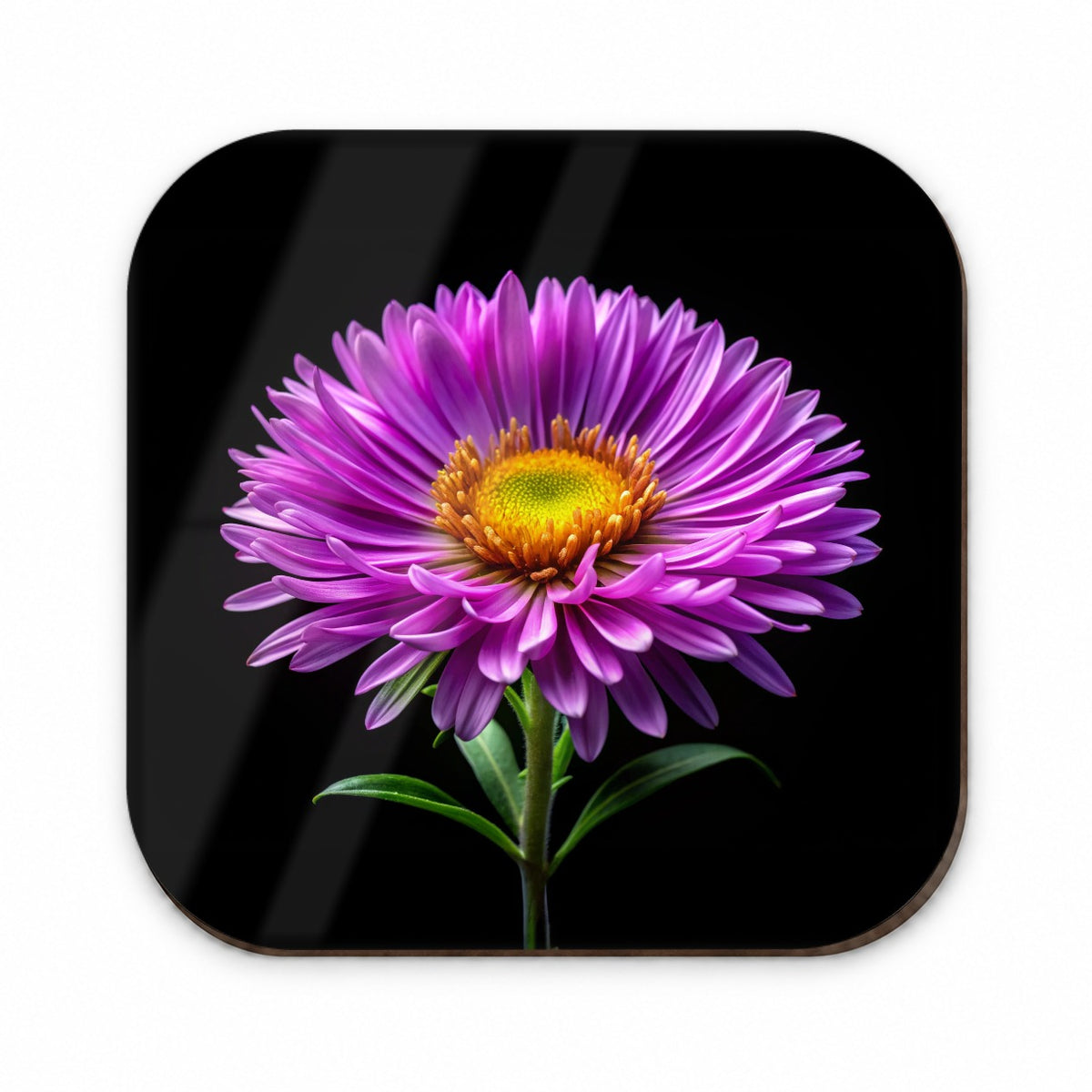 Aster Purple Flower Photo Fridge Magnet