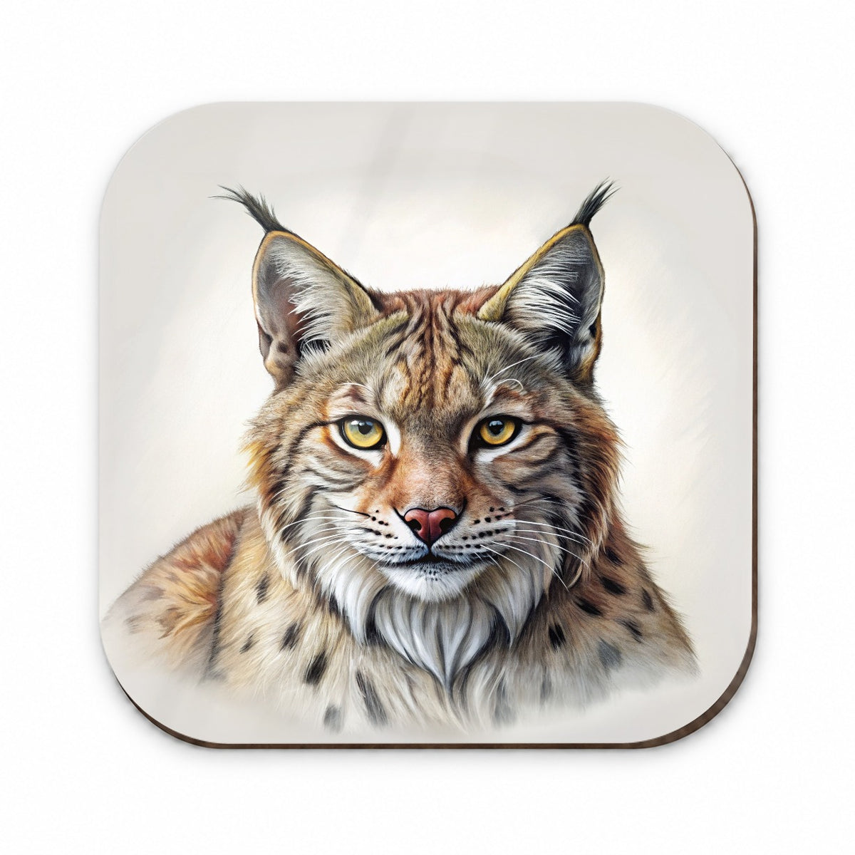 Bobcat Face Illustration Fridge Magnet