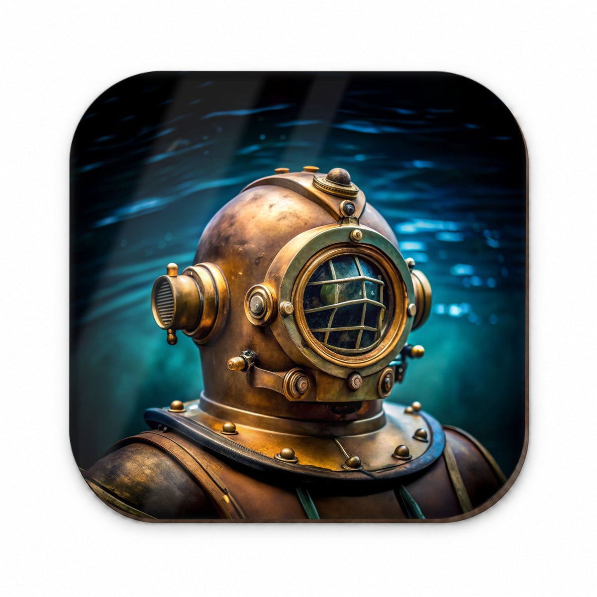Retro Diving Helmet Suit Underwater Fridge Magnet
