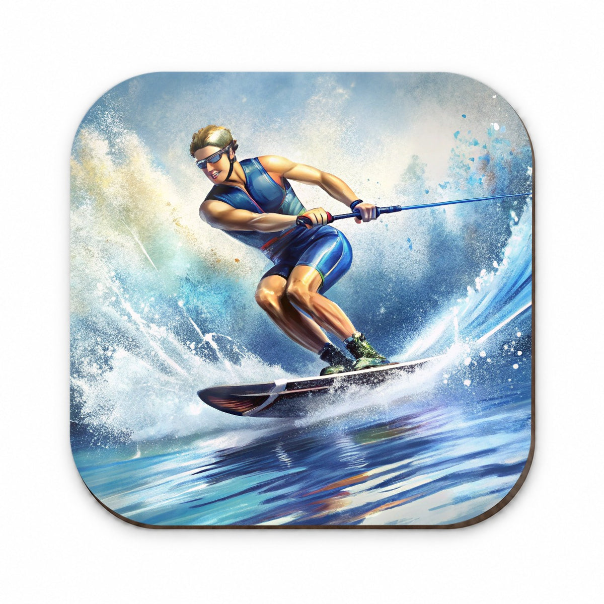Water Ski Skiing Fridge Magnet