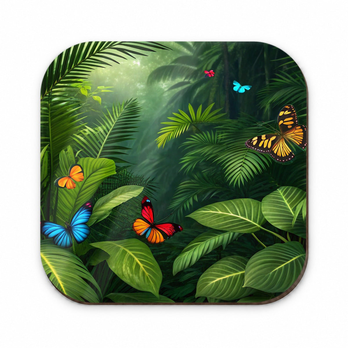 Butterflies In Jungle Colorful Fridge Magnet