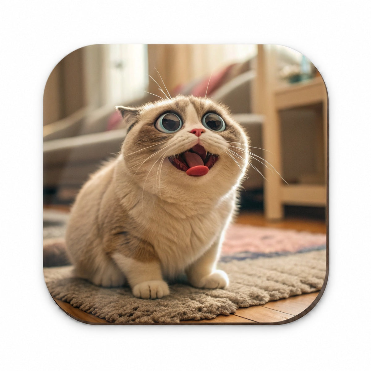 Dopey Cat Funny Fridge Magnet