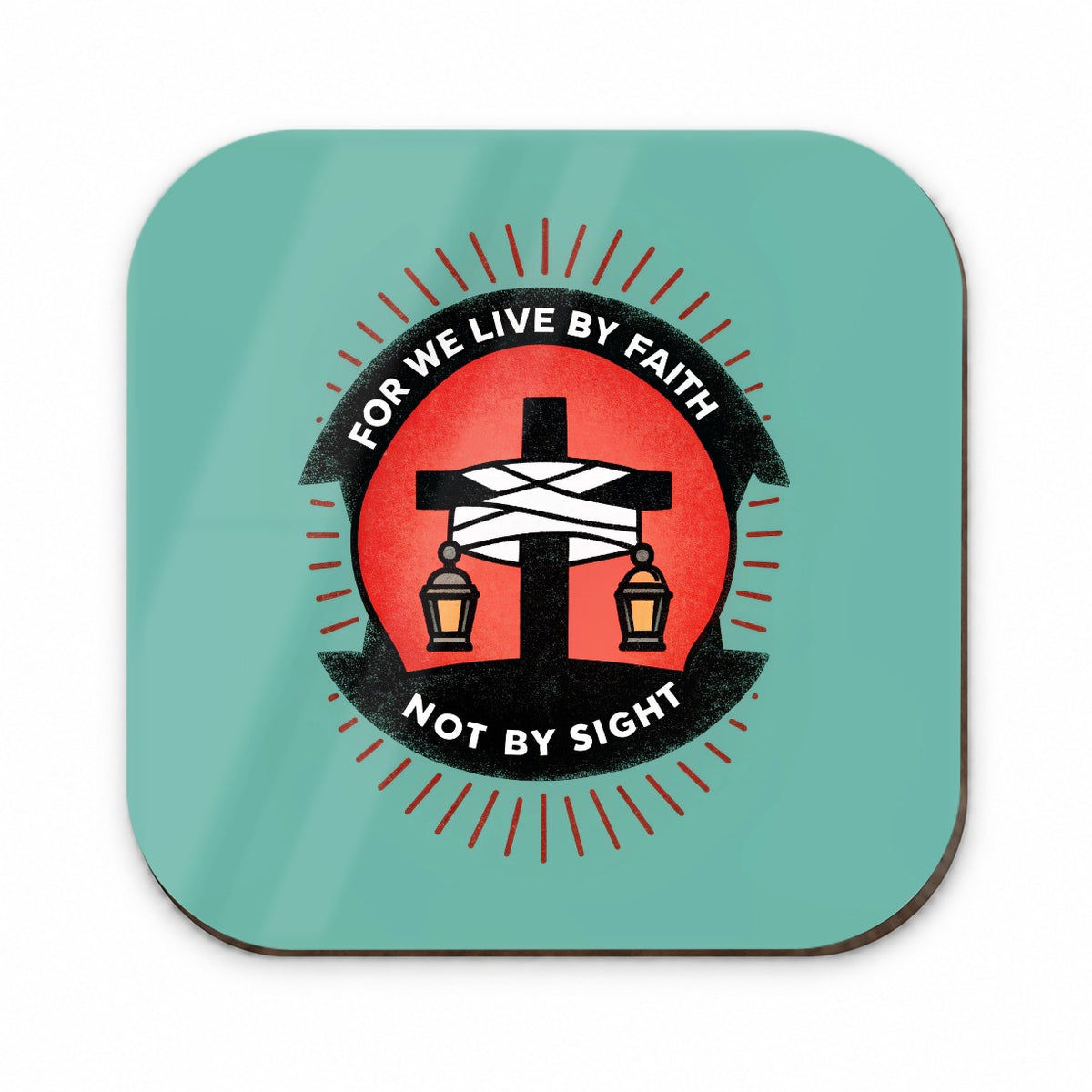 For We Live By Faith Not By Sight Bible Fridge Magnet