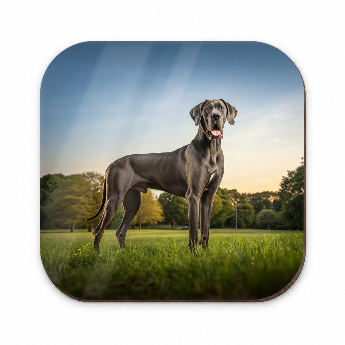 Great Dane In Grass Fridge Magnet