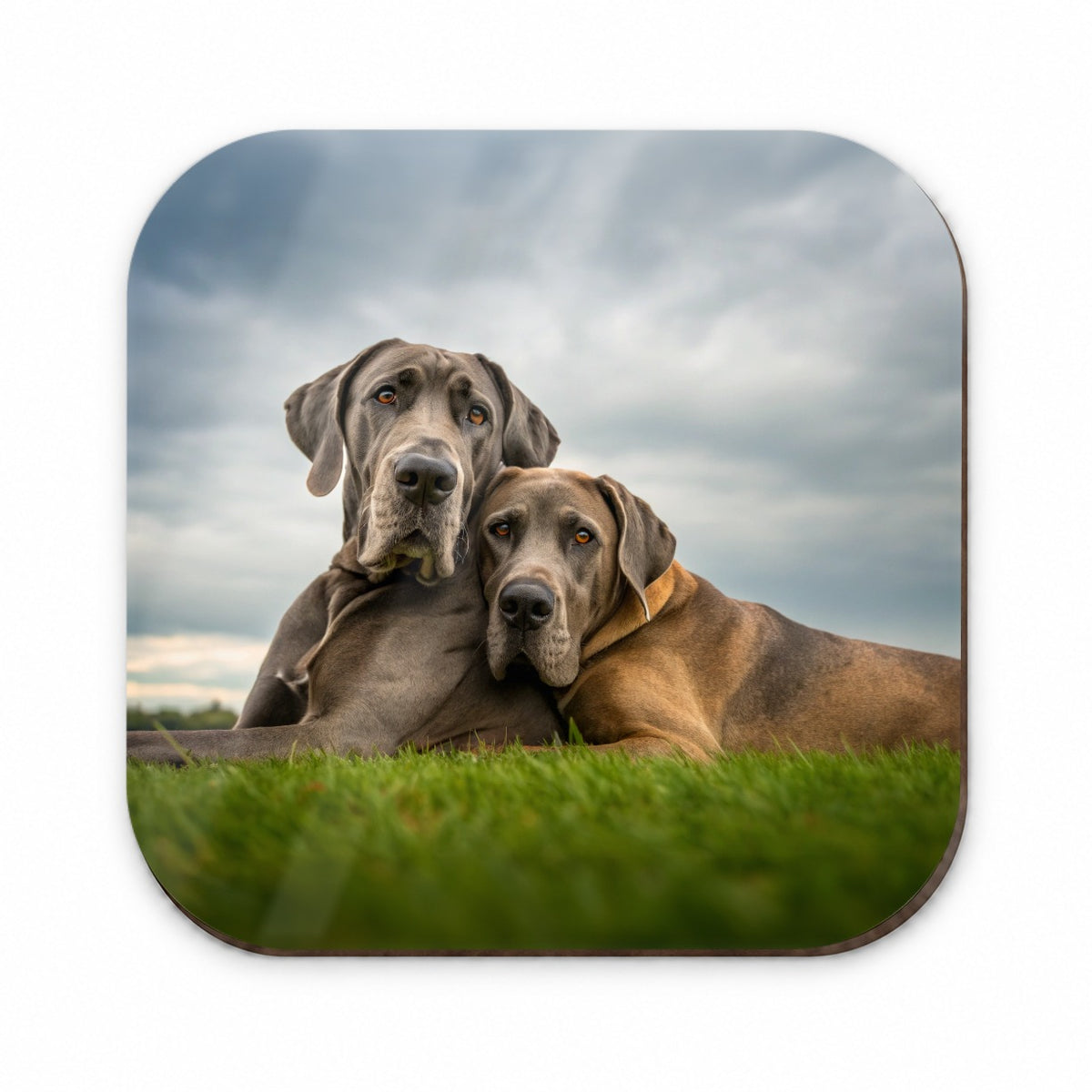 Great Danes In Love Friends Buddies Fridge Magnet