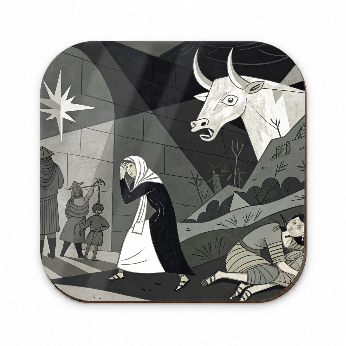 Guernica By Pablo Picasso Parody Fridge Magnet