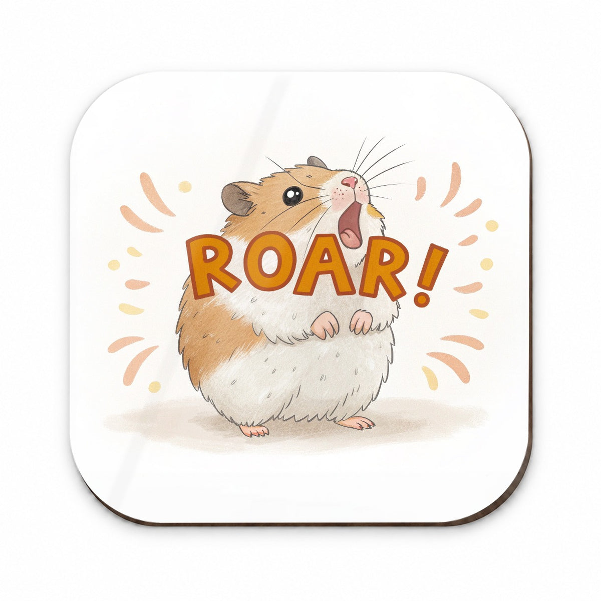 Hamster Roar Funny Fridge Magnet