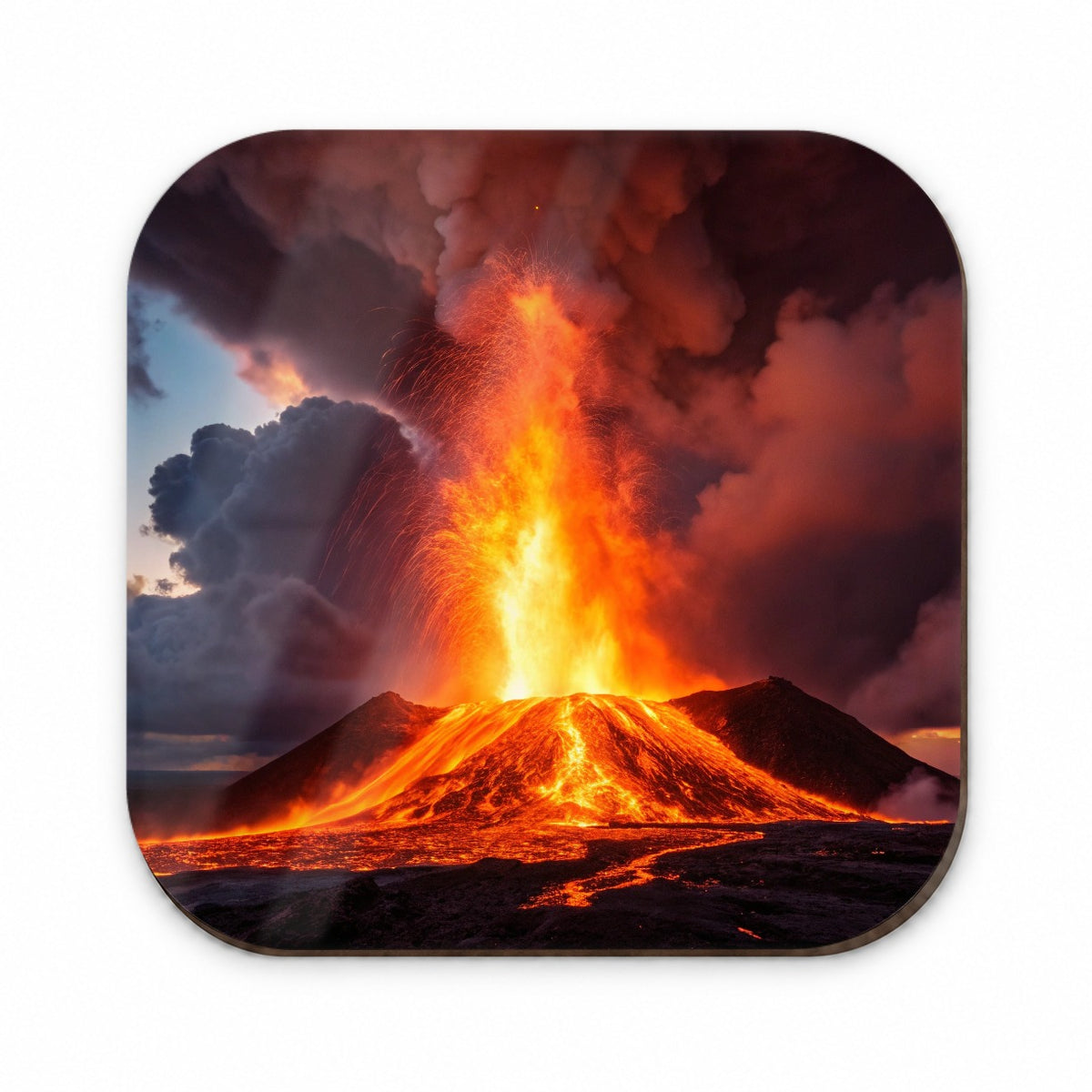 Kilauea Volcano Erupting Lava Hawaii Fridge Magnet
