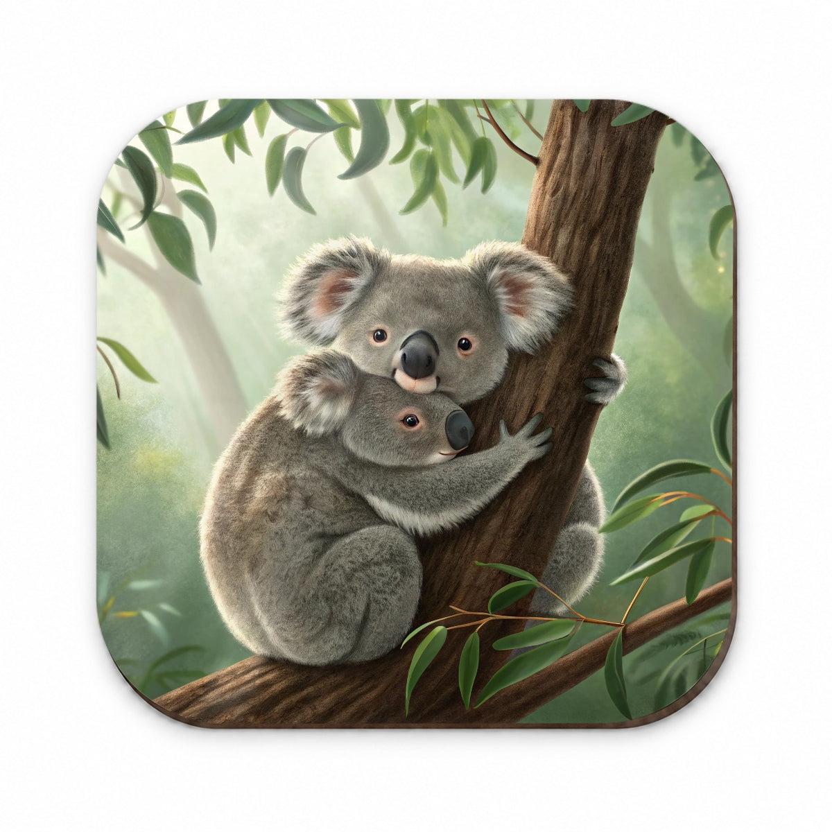 Koala Hug Mom Kid Fridge Magnet