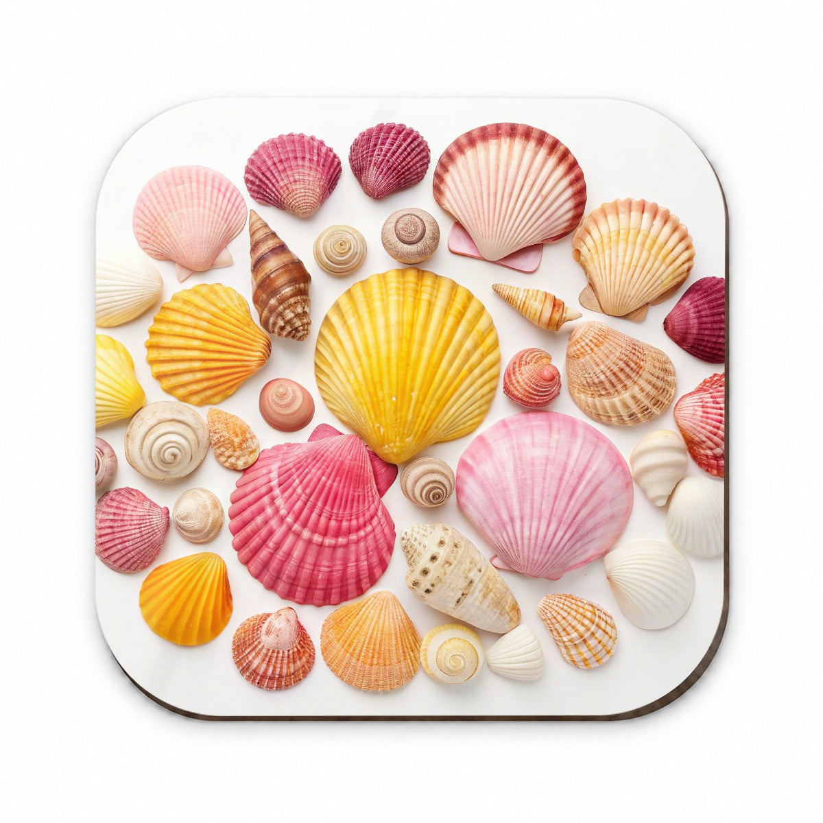 Lot Of Seashells Colorful Beautiful Fridge Magnet