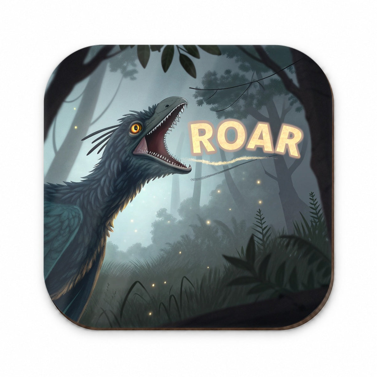 Microraptor Bold Roar Dinosaur Fridge Magnet