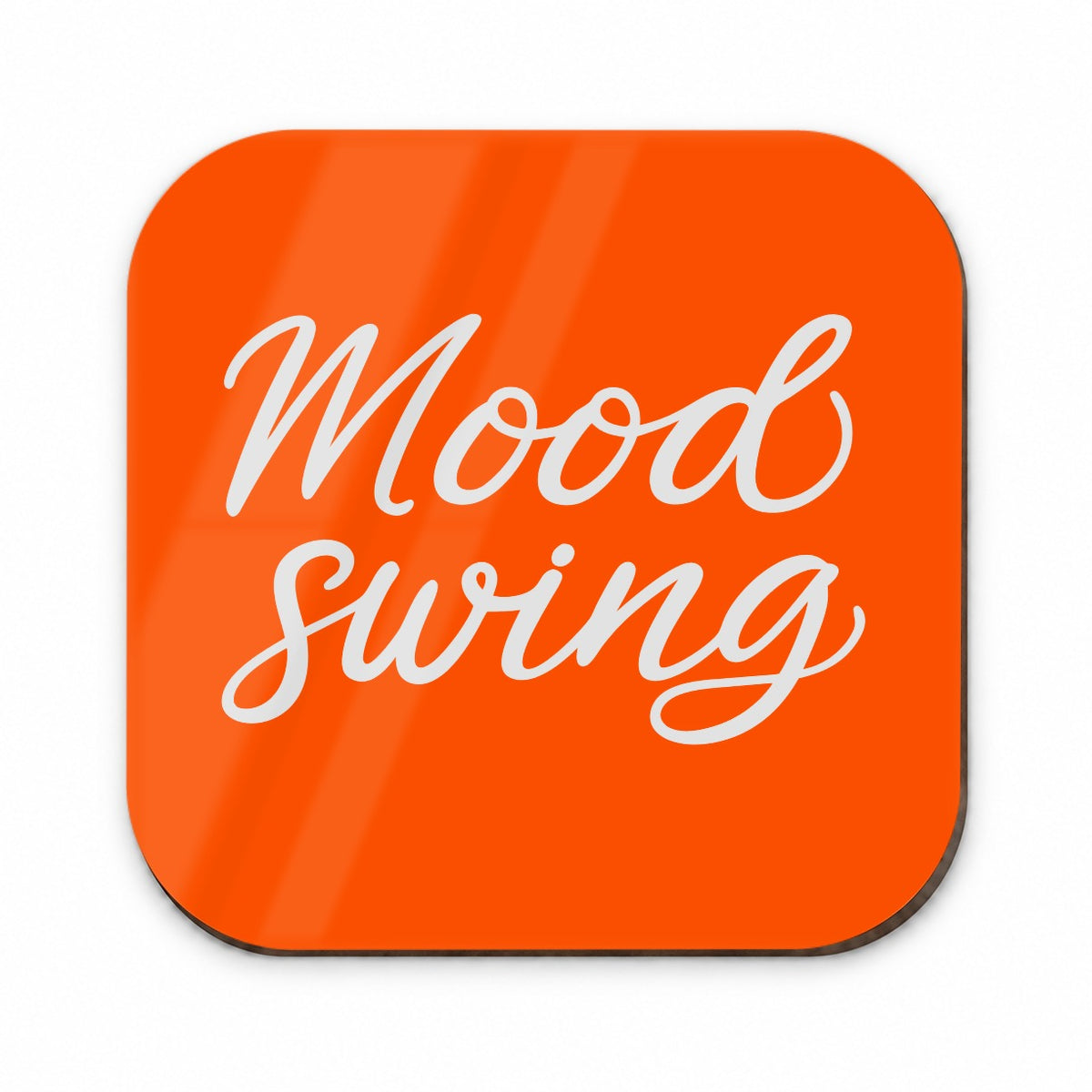 Mood Swing Orange Background Fridge Magnet