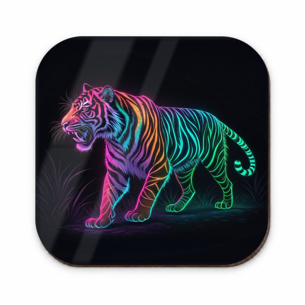 Neon Tiger Stunning Fridge Magnet