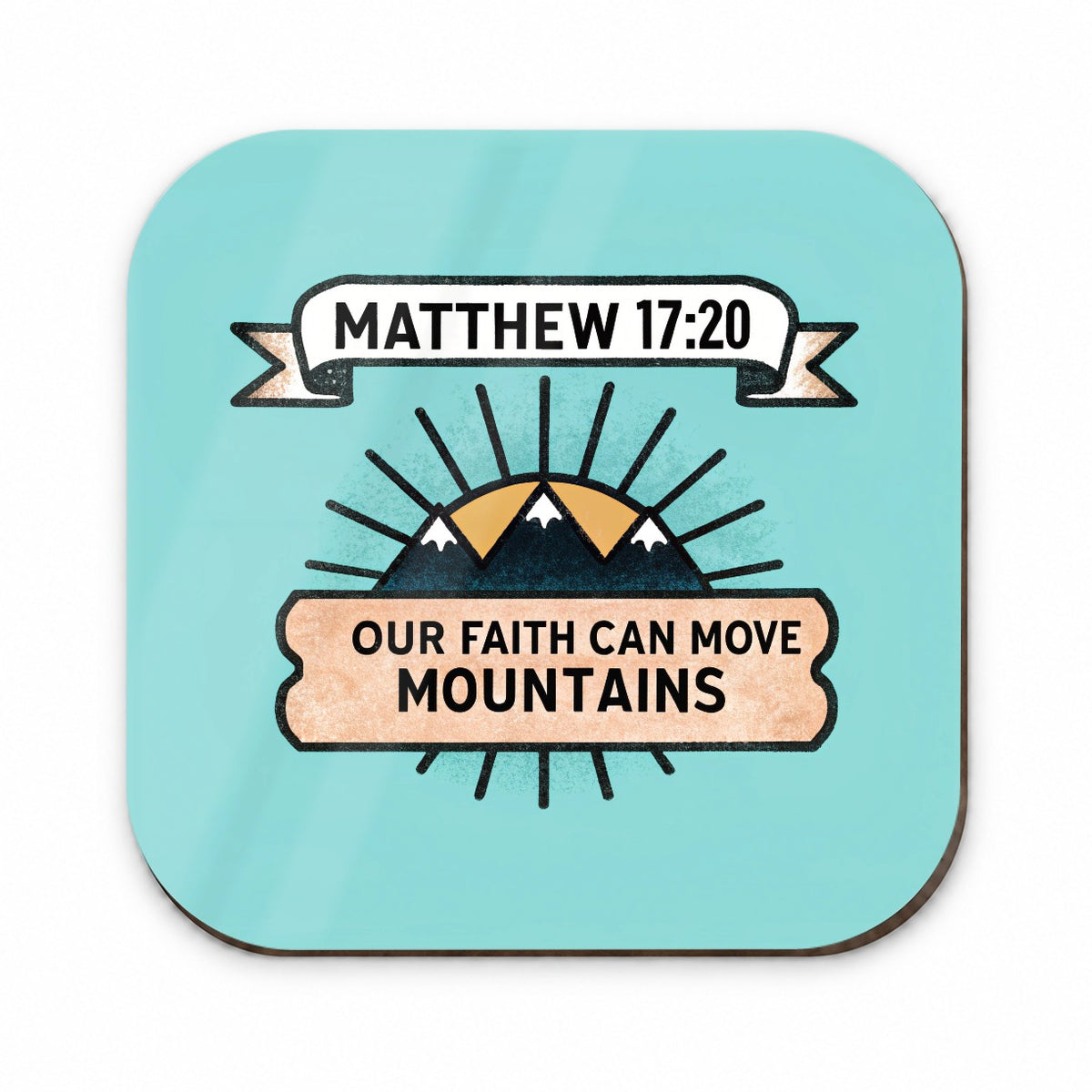 Our Faith Can Move Mountains Bible Fridge Magnet