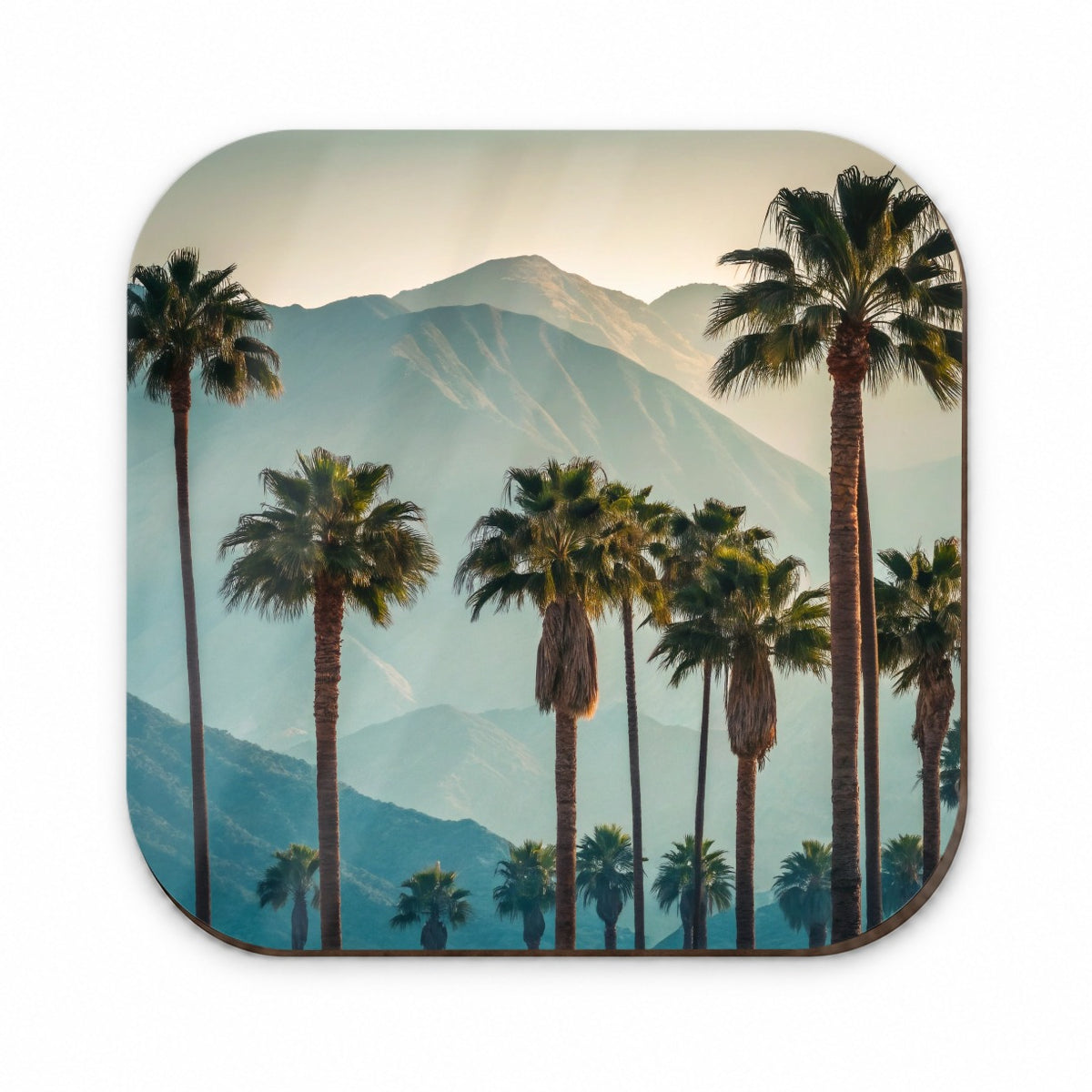 Palm Trees And Mountains Fridge Magnet