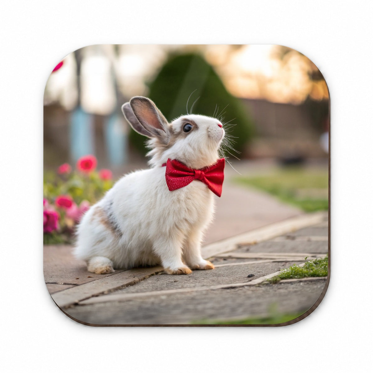 Rabbit Wearing Bow Tie Funny Easter Fridge Magnet