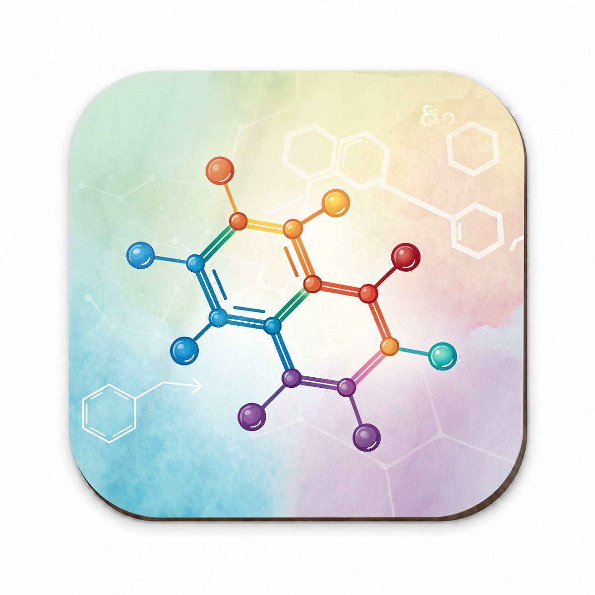 Serotonin Molecule Science Scientific Fridge Magnet