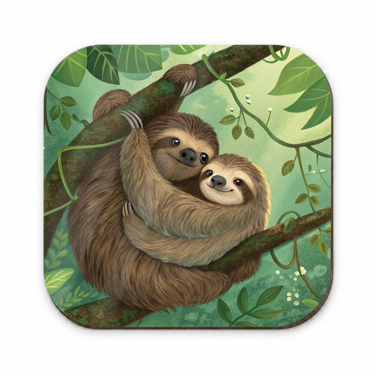 Sloths Hugging Love Fridge Magnet