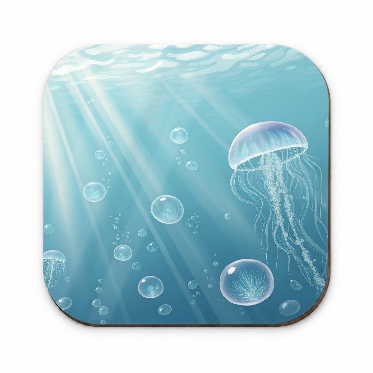 Soft Blue Tones Jellyfish Ocean Sea Fridge Magnet