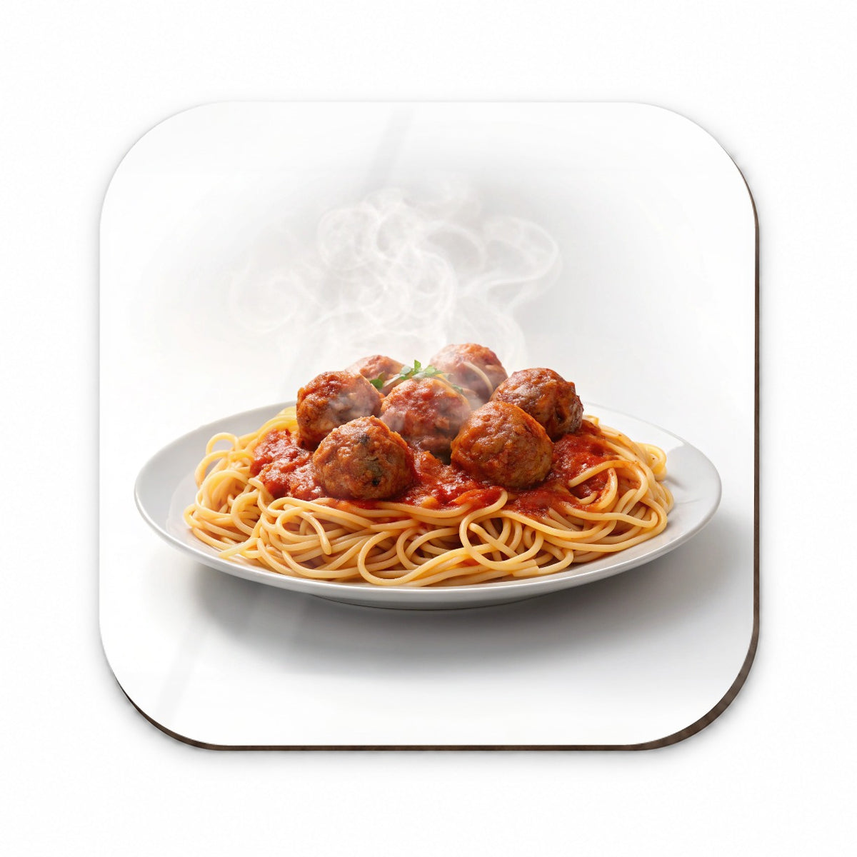 Spaghetti And Meatballs Italian Plate Fridge Magnet