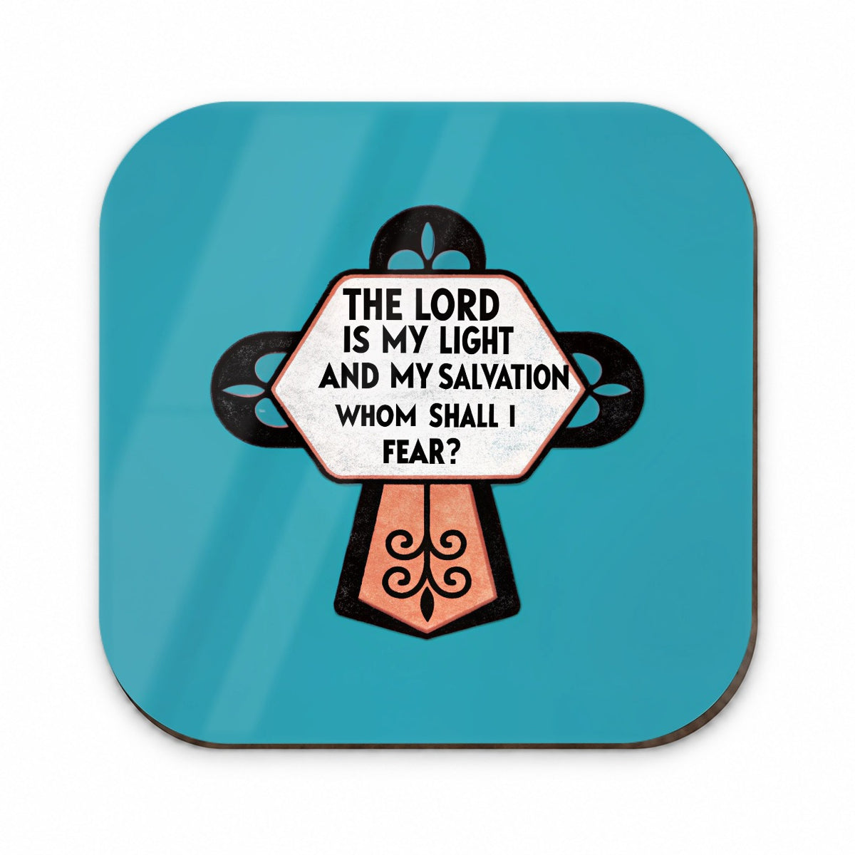 The Lord Is My Light And My Salvation Whom Shall I Fear Cross Bible Verse Fridge Magnet