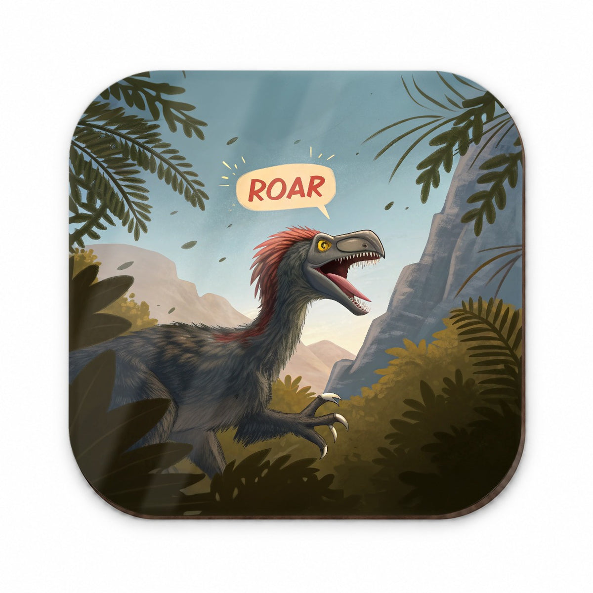 Therizinosaurus Roar Dinosaur Fridge Magnet