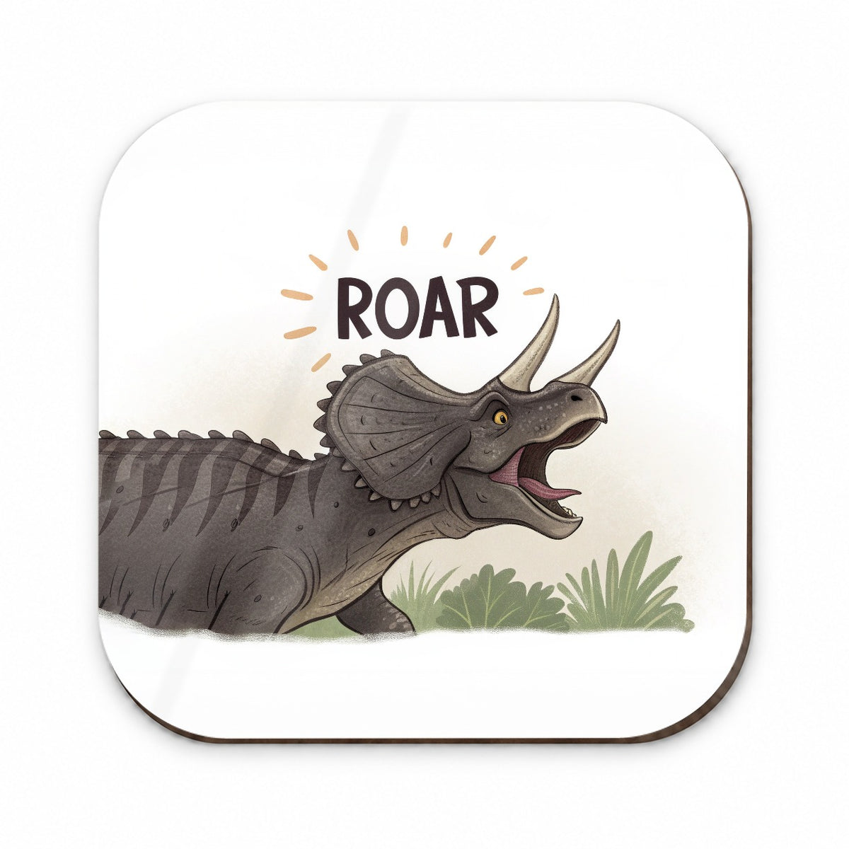 Triceratops Roar Dinosaur Fridge Magnet